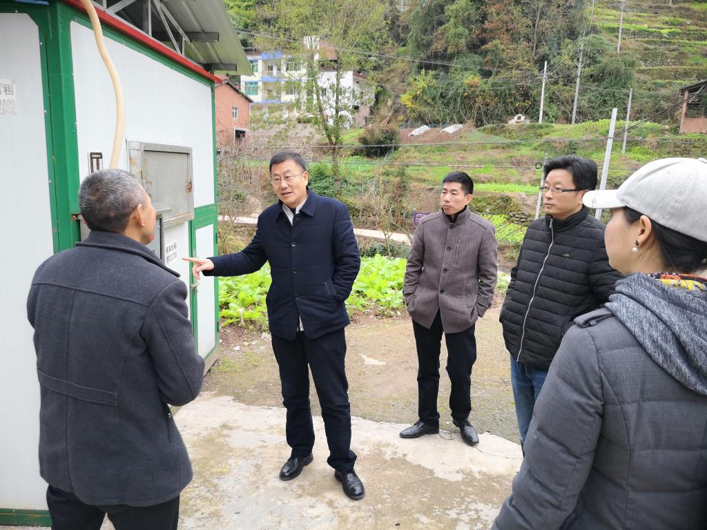 校领导再次到万州区龙驹镇玉合村进行扶贫攻坚工作调研